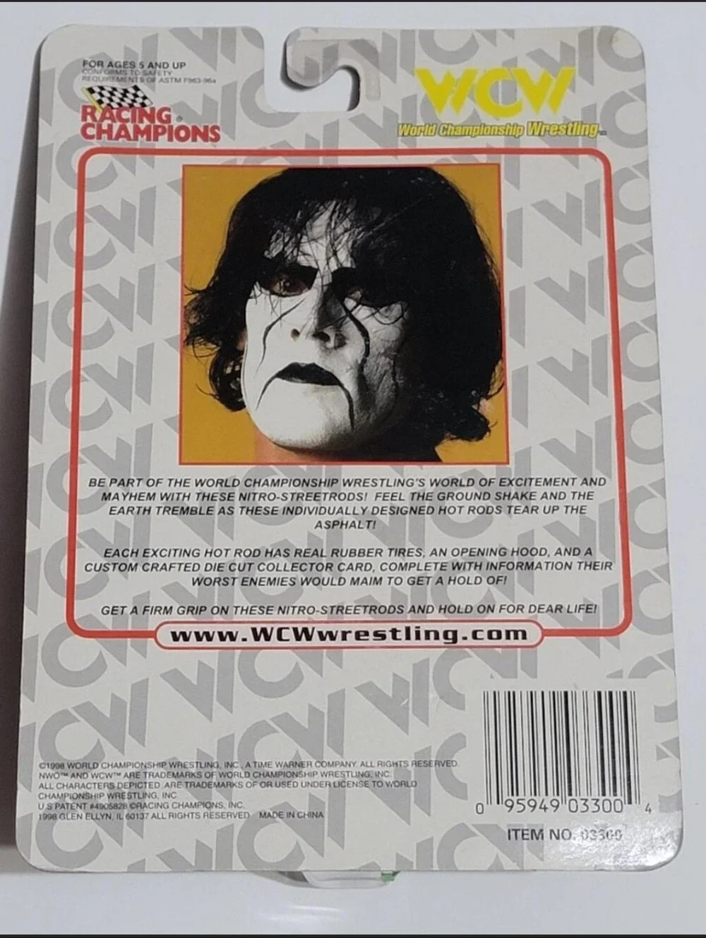 Saturn (Perry Saturn) WCW Nitro-Street Rods Die Cast Car by Racing Champions